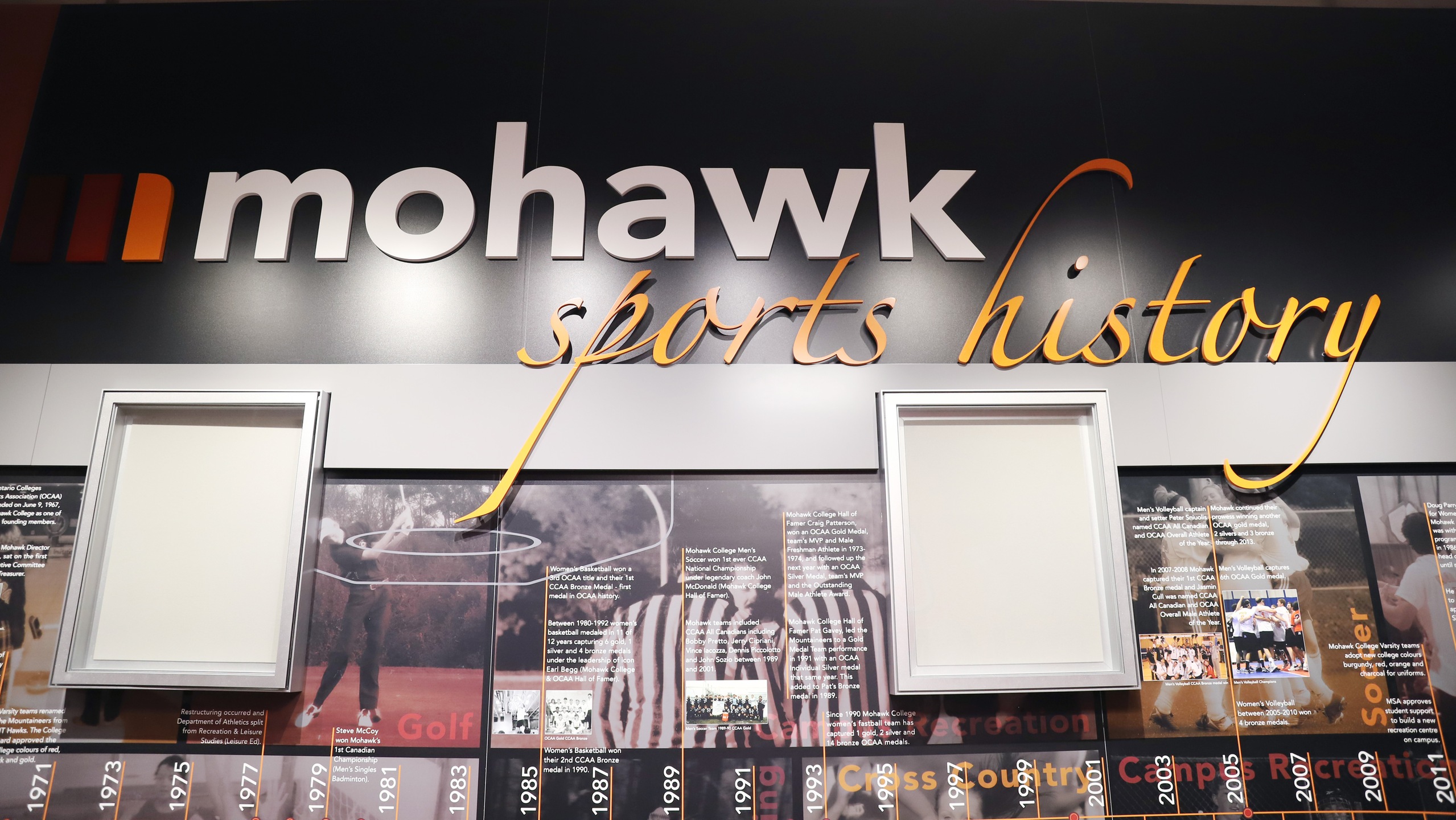 Mohawk Hall of Fame Wall